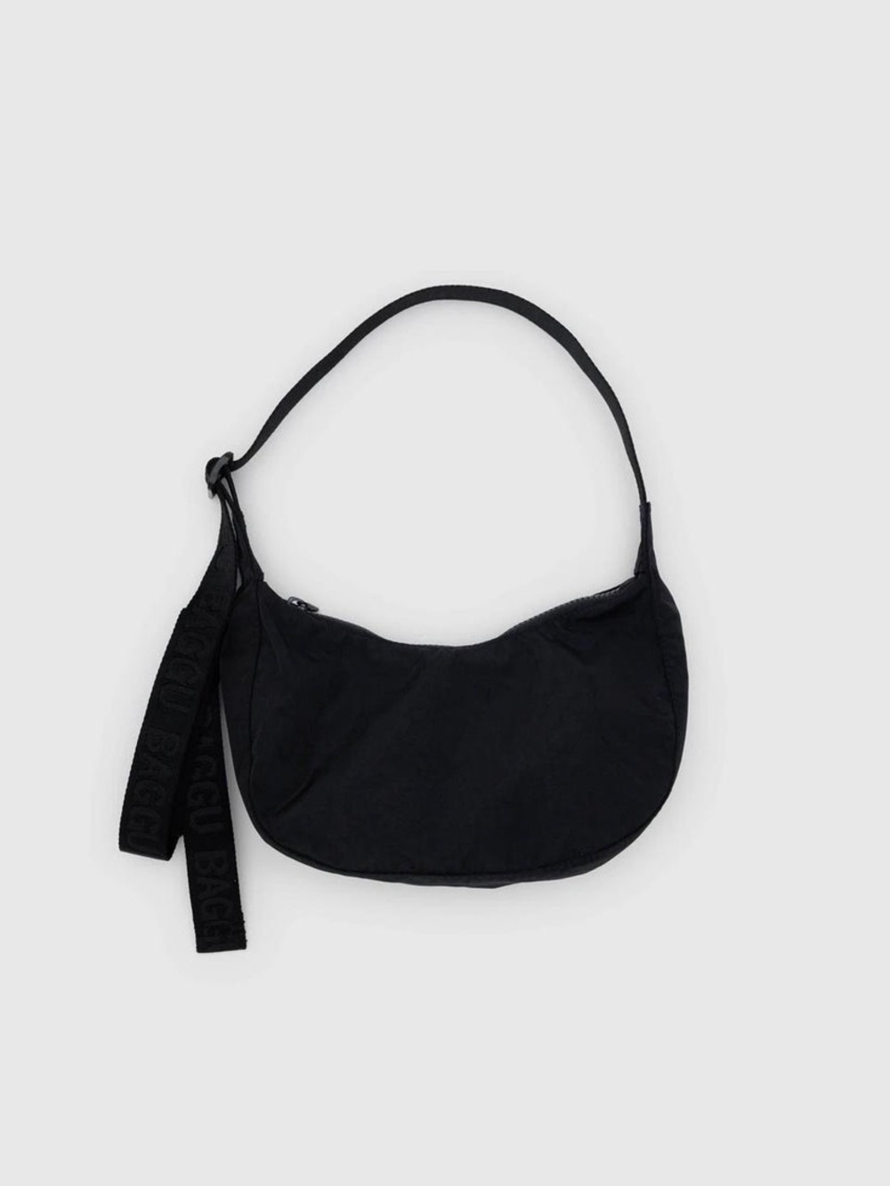 Black nylon BAGGU small Crescent